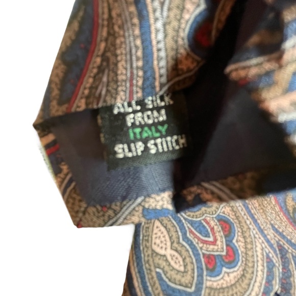 EUC Vintage Kuppenheimer Men’s Clothiers Silk Tie - Picture 5 of 5